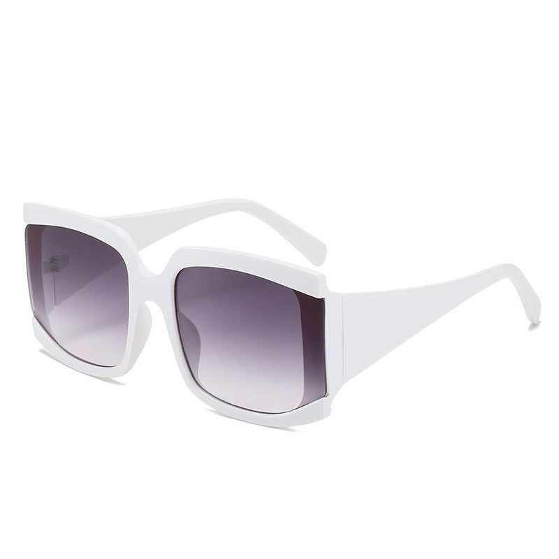 Square Large Frame Sunglasses Fashion Trend Sunglasses