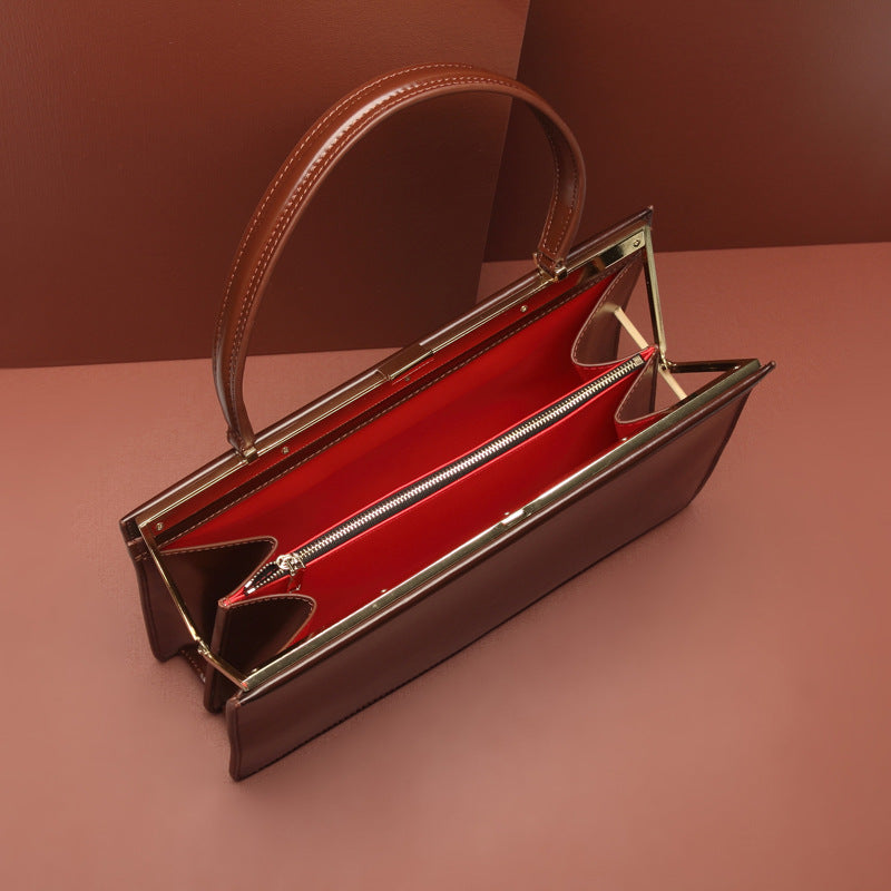 Solid Magnetic Buckle Handbag