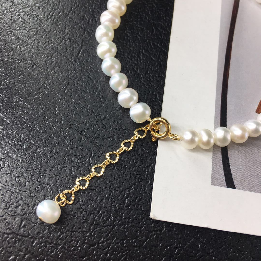 Freshwater Pearl Decor Bracelet