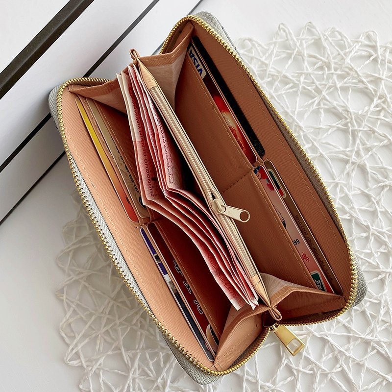 Zipped Woven Wallet